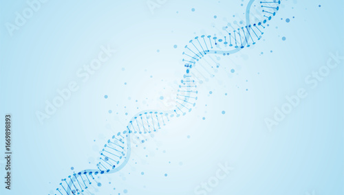 DNA. Medical science, genetic biotechnology, chemistry biology. Innovation technology concept and nano technology background