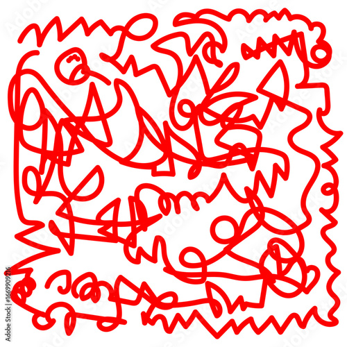 Dynamic red abstract lines create modern art perfect for vibrant backgrounds & creative designs