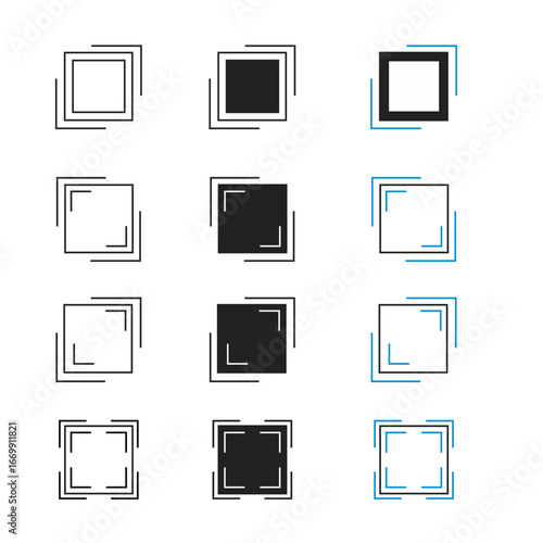 box icon model, suitable for application icons