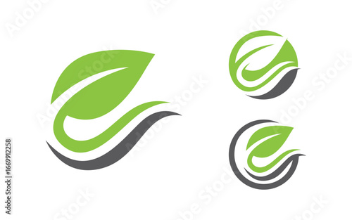 Tree leaf ecology nature  Healthy vegan concept element v4.26