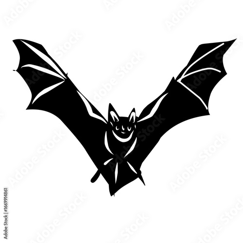 Halloween holiday bat silhouette