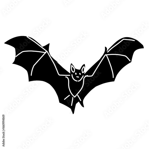Halloween holiday bat silhouette