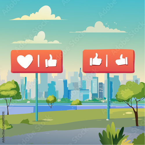 Like and Don't like button