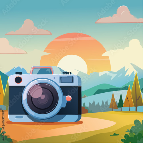 Photo camera icon VECTOR