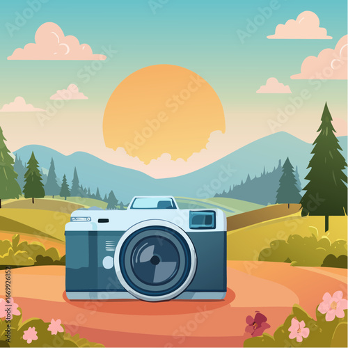 Photo camera icon VECTOR