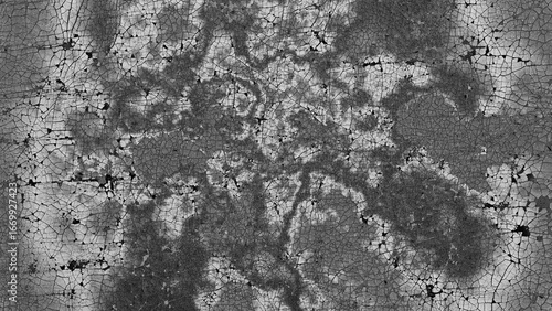 Textured Gray Wall Surface With Abstract Pattern Resembling Natural Elements