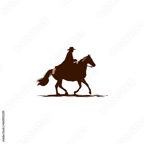 horse rider silhouette