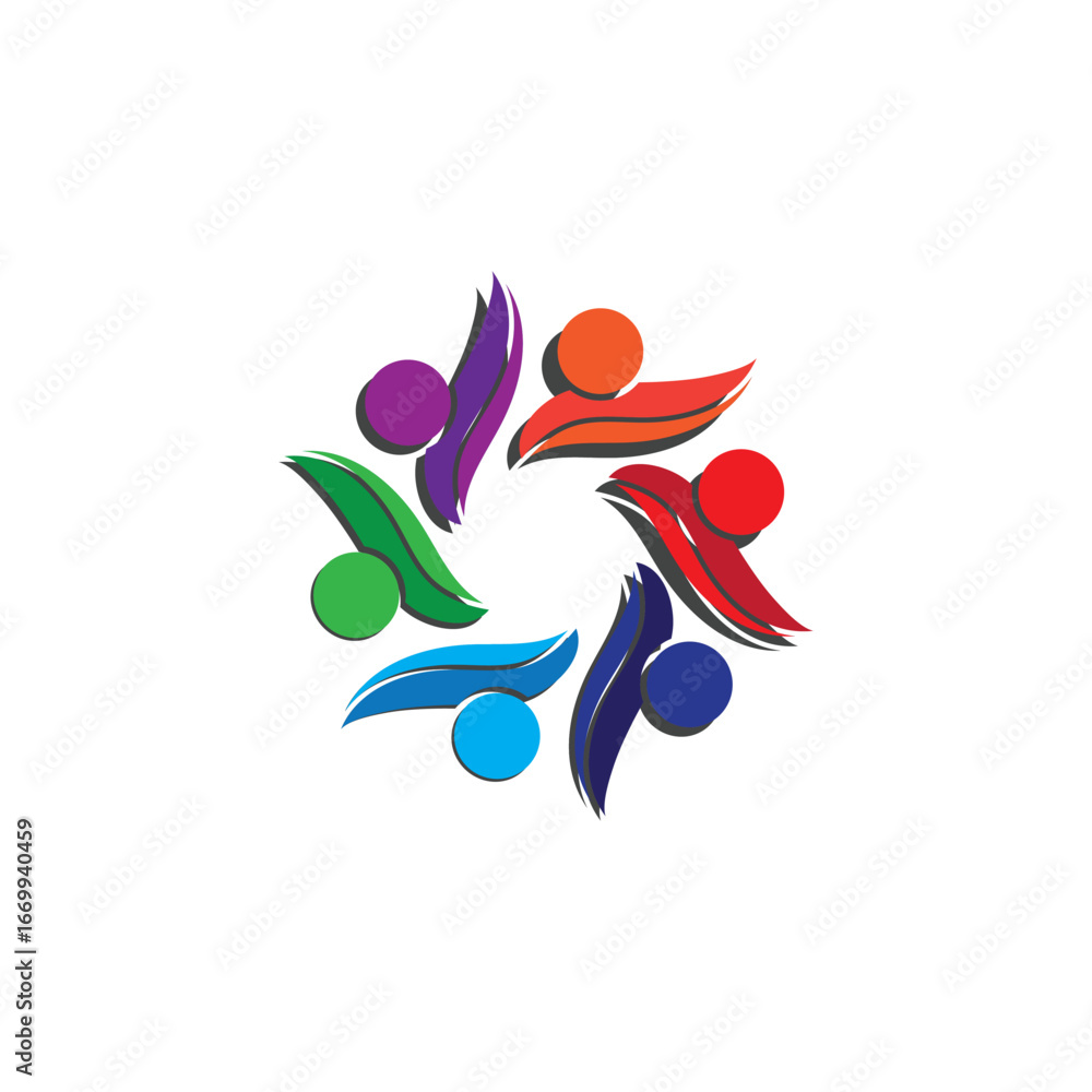 Obraz premium Community network and social icon Vector