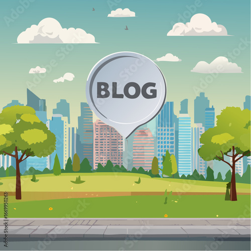 Grey glossy blog dialog cloud VECTOR
