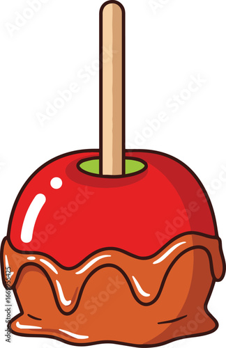 Candy Apple Illustration
