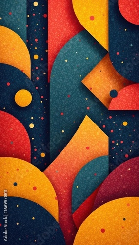 Abstract Art Deco vector pattern with geometric shapes , luxury, surface, silver