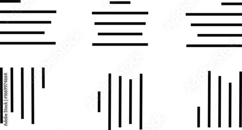 Align line icon set with solid black and outline vector illustration style. Collection of text alignment, justify, left, right, center, vertical, and formatting symbols for UI, UX, apps and web design