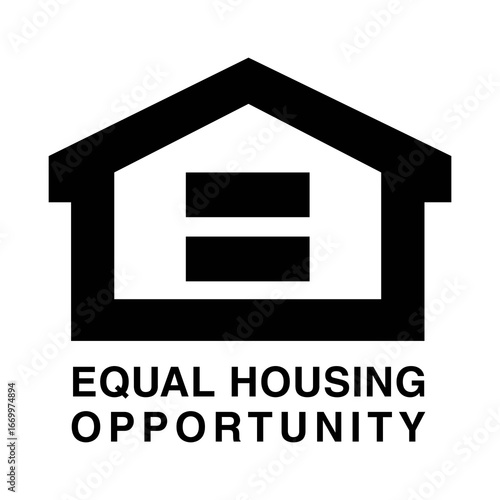 Equal Housing Oppourtunity Vector Icon Logo Sign 