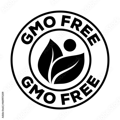 GMO Free Icon Vector