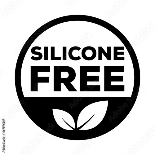 Silicone Free Vector Sign 