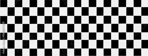 Check board seamless pattern background. Checkered board style. Chess Pattern. Grid geometric rectangle shape. Flat vector illustration 