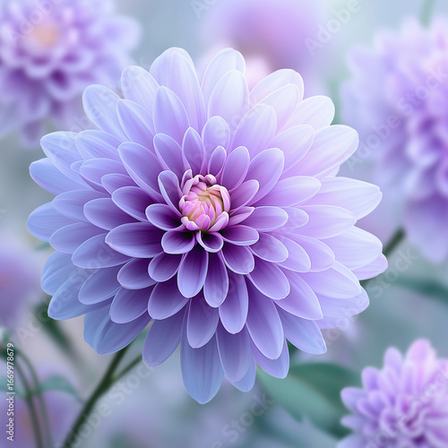 うす紫色の花