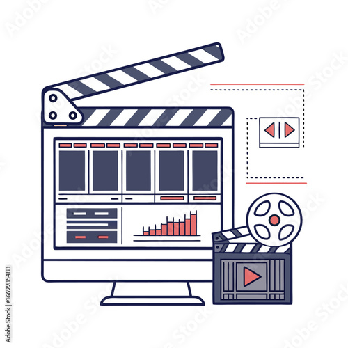 Filmmaking and video production tools set

