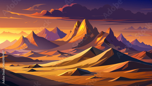 Dramatic last light touches Colorado Sand Dunes, painting peaks in gold beneath colorful dusk skies, creating breathtaking natural wonder where desert grandeur meets fleeting twilight beauty.