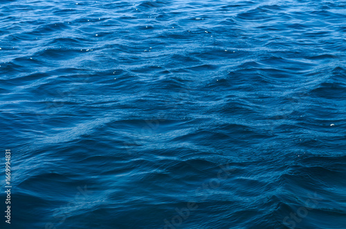 Ocean surface, blue sea texture background