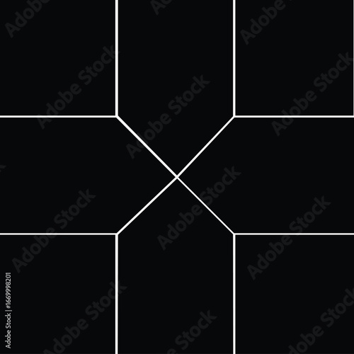 Asymmetrical 8 photo collage vector illustration. Tiles pattern for web and mockup presentation. pattern photo frames template collage design composition backgrounds.