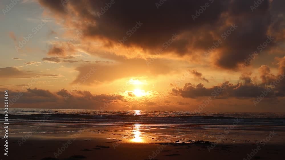Coucher de soleil sur l'Atlantique Coucher de soleil sur l'Atlantique