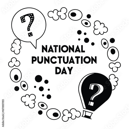 National Punctuation Day Illustration
