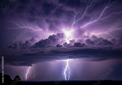 Dramatic thunderstorm