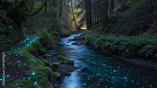 stream in the forest