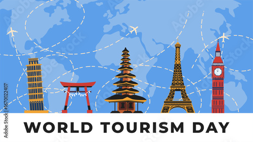 World tourism day flyer