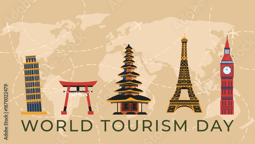 World tourism day flyer