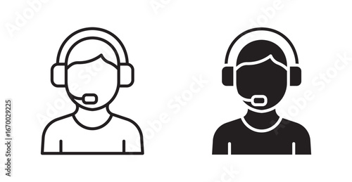 Customer Care Service and Support Icon . customer support icon , call center Icon