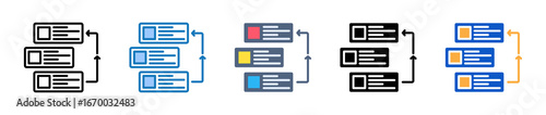 Prioritize multiple style icons set design vector illustration. 
