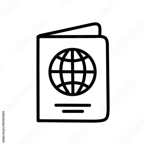 Passport Outline Vector Icon
/ Ikon Vektor Outline Paspor