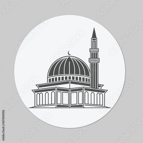 Islamic Mosque Sketch