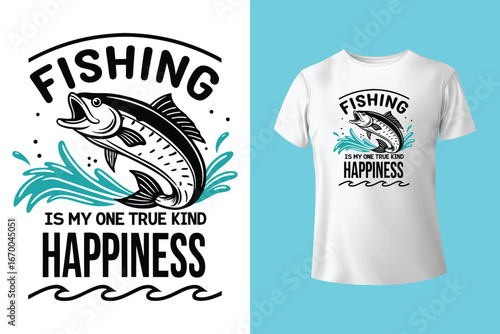 fishing t-shirt design, fishing vector typography t-shirt design.