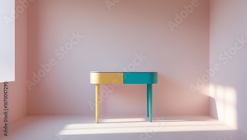 beautiful coloured table