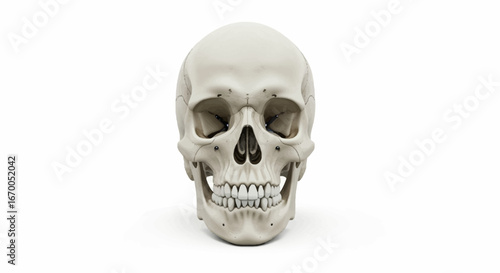 Human Skull Anatomy Detailed 3D Model of a Realistic Human Cranium