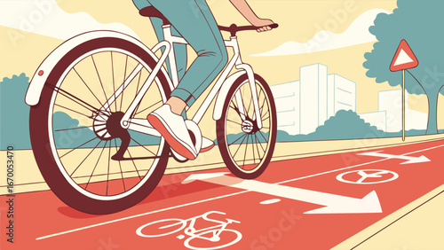 bicycle on the street