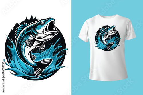 fishing t shirt design