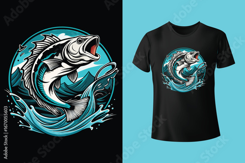 fishing t shirt design