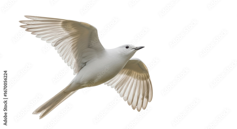 Obraz premium Isolated White Bird