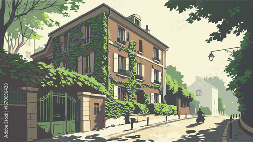 old street in the city