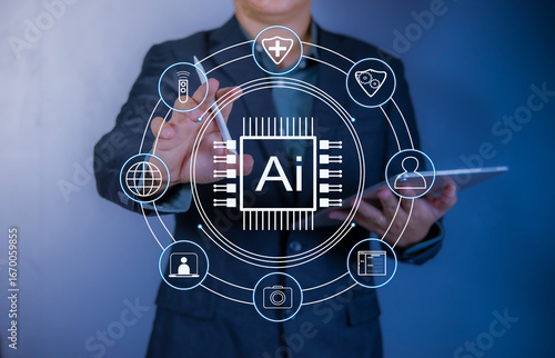 Artificial in telligence AI Technology Icon