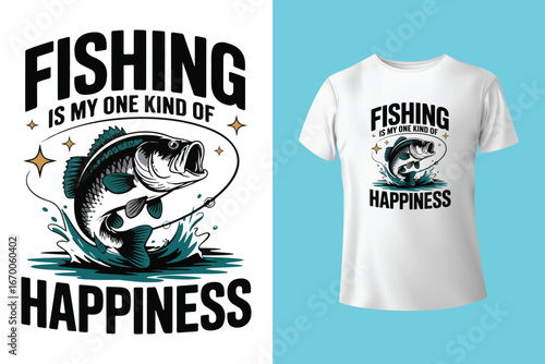 fishing t-shirt design template