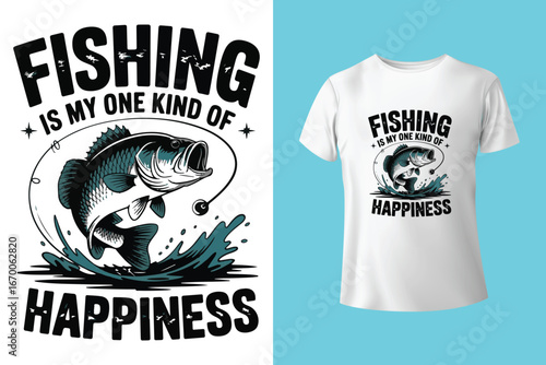 fishing t-shirt design template