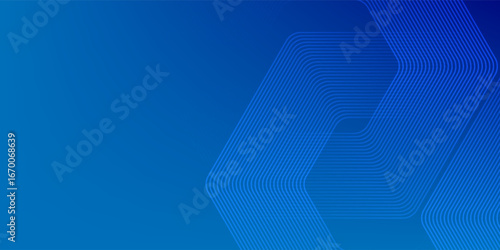 Abstract Hexagon Blue Tech Finance Fintech Background Abstract Pixel Pattern. Abstract Business Tech Simple Art Modern Abstract