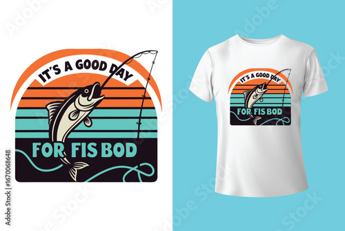 Top Fishing and Fisherman T Shirt Design Vector EPS Free Download