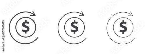 Turnover icon design, suitable for web, infographics, interface and apps.