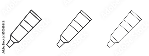 Toothpaste tube icon design, suitable for web, infographics, interface and apps.